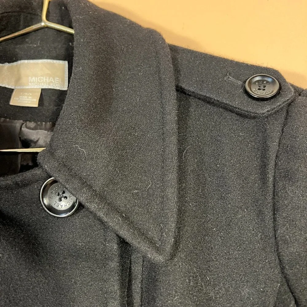 Michael Kors Mens 60% Wool Black Jacket